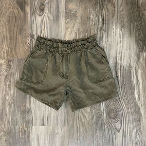 Size 2 green shorts